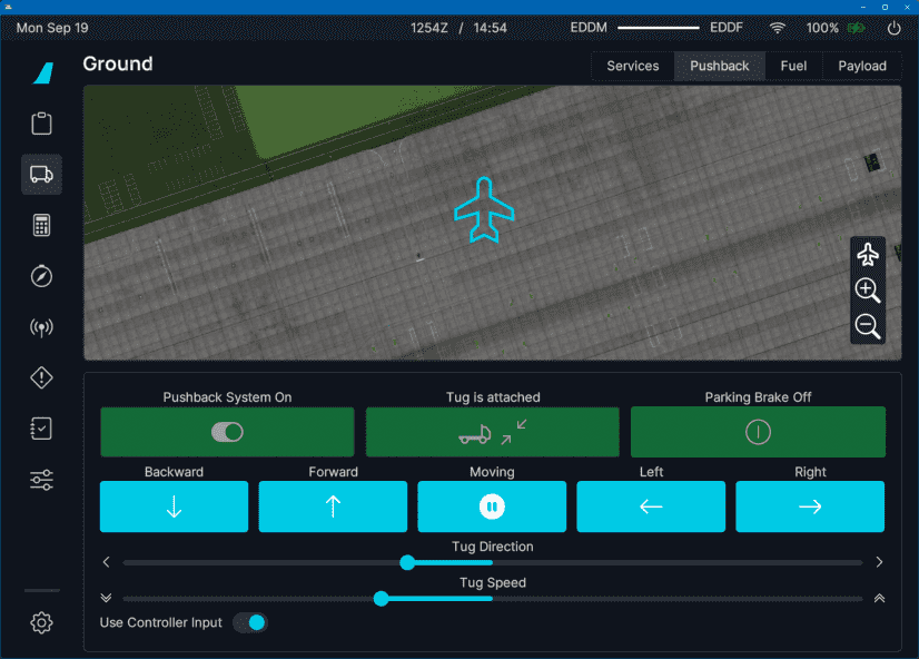 flyPad Pushback flyPad Pushback